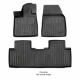 Guminiai 3D kilimėliai PEUGEOT e-3008 (Electric) 2024→ (Juodos spalvos)