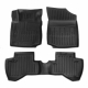 Guminiai 3D kilimėliai CITROEN C1 2005-2014 (Juodos spalvos)