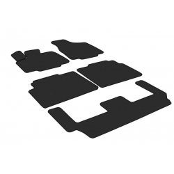 Tekstiliniai kilimėliai CHRYSLER Grand Voyager (7 vietų, su automatine gr.dėže) 2008-2015