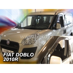 Vėjo deflektoriai FIAT DOBLO 2010→ (Priekinėms durims)