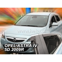 Vėjo deflektoriai OPEL ASTRA J IV 5 durų 2009-2015 (Priekinėms ir galinėms durims)