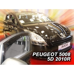 Vėjo deflektoriai PEUGEOT 5008 5 durų 2010-2017 (Priekinėms durims)