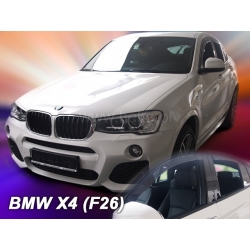 Vėjo deflektoriai BMW X4 (F26) 2013-2018 (Priekinėms ir galinėms durims)