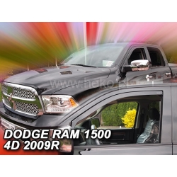 Vėjo deflektoriai DODGE RAM 1500 IV 4 durų 2009→ (Priekinėms durims)