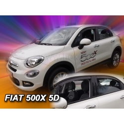 Vėjo deflektoriai FIAT 500X 5 durų 2015→ (Priekinėms ir galinėms durims)