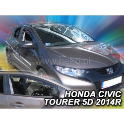 Vėjo deflektoriai HONDA CIVIC Tourer 2014→ (Priekinėms durims)