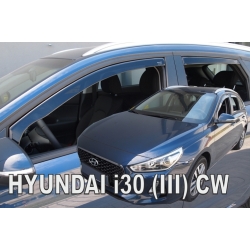 Vėjo deflektoriai HYUNDAI i30 III CW 5 durų 2017→ (Priekinėms ir galinėms durims)