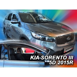 Vėjo deflektoriai KIA SORENTO III 5 durų 2015→ (Priekinėms durims)