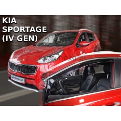 Vėjo deflektoriai KIA SPORTAGE 5 durų 2016-2021 (Priekinėms durims)