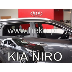 Vėjo deflektoriai KIA NIRO 5 durų 2016→ (Priekinėms ir galinėms durims)