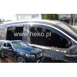 Vėjo deflektoriai MERCEDES BENZ GLC klasė X253 5 durų 2016→ (Priekinėms ir galinėms durims)
