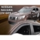 Vėjo deflektoriai NISSAN NAVARA IV 4 durų 2014→ (Priekinėms ir galinėms durims)