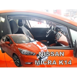 Vėjo deflektoriai NISSAN MICRA K14 5 durų 2017→ (Priekinėms durims)