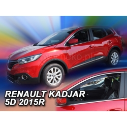 Vėjo deflektoriai RENAULT KADJAR 5 durų 2015→ (Priekinėms durims)