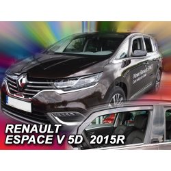 Vėjo deflektoriai RENAULT ESPACE V 5 durų 2014→ (Priekinėms durims)