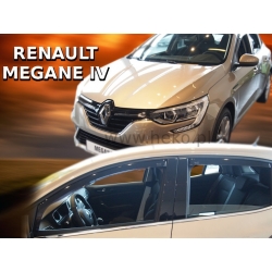 Vėjo deflektoriai RENAULT MEGANE IV Hatchback 5 durų 2016→ (Priekinėms ir galinėms durims)