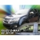 Vėjo deflektoriai ISUZU D-MAX II 2/4 durų 2012→ (Priekinėms durims)