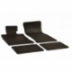 Guminiai kilimėliai MINI R55 2007-2014 (juodos spalvos)