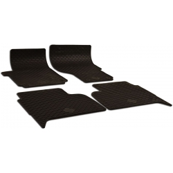 Guminiai kilimėliai VOLKSWAGEN Amarok 2009-2021 (Su originaliais tvirtinimais, Juodos spalvos)