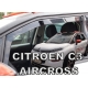 Vėjo deflektoriai CITROEN C3 Aircross 2017→ (Priekinėms durims)