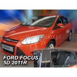 Vėjo deflektoriai FORD FOCUS III Hatchback 2011-2018 (Priekinėms ir galinėms durims)