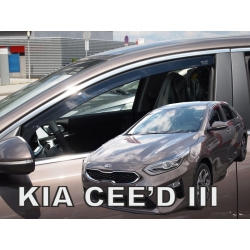 Vėjo deflektoriai KIA Ceed Hatchback 2018→ (Priekinėms durims)