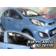 Vėjo deflektoriai KIA PICANTO II 5 durų 2011-2017 (Priekinėms durims)