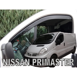Vėjo deflektoriai NISSAN Primastar 2001-2014 (Per visą rėmą, Priekinėms durims)
