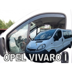 Vėjo deflektoriai OPEL Vivaro 2001-2014 (Per visą rėmą, Priekinėms durims)