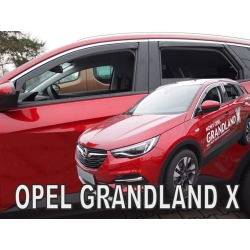 Vėjo deflektoriai OPEL Grandland X 2017→ (Priekinėms ir galinėms durims)