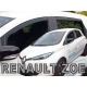 Vėjo deflektoriai RENAULT Zoe 5 durų 2012→ (Priekinėms ir galinėms durims)