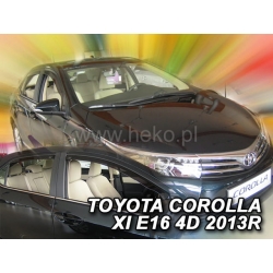 Vėjo deflektoriai TOYOTA COROLLA E16 4 durų Sedan 2013-2018 (Priekinėms ir galinėms durims)