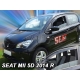 Vėjo deflektoriai SEAT Mii 5 durų 2012→ (Priekinėms durims)