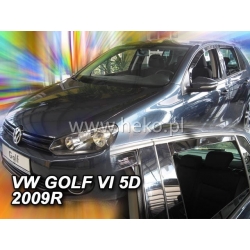 Vėjo deflektoriai VOLKSWAGEN GOLF VI Hatchback 5 durų 2008-2012 (Priekinėms ir galinėms durims)
