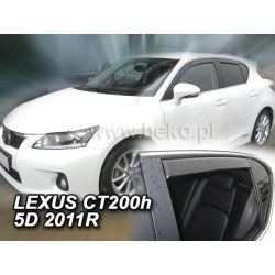 Vėjo deflektoriai LEXUS CT200h 5 durų 2011→ (Priekinėms ir galinėms durims)