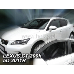 Vėjo deflektoriai LEXUS CT200h 5 durų 2011→ (Priekinėms durims)