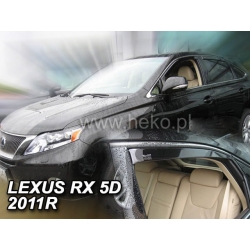 Vėjo deflektoriai LEXUS RX (AL10) 2009-2015 (Priekinėms ir galinėms durims)