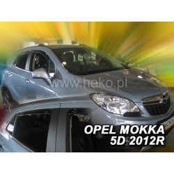 Vėjo deflektoriai OPEL MOKKA 2012-2016 (Priekinėms ir galinėms durims)