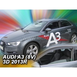 Vėjo deflektoriai AUDI A3 (8V) SPORTBACK 3 durų 2013→ (Priekinėms durims)