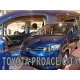 Vėjo deflektoriai TOYOTA ProAce City 2019→ (Priekinėms ir galinėms durims)