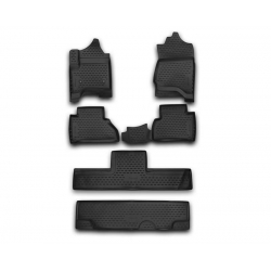 Guminiai kilimėliai CHEVROLET Tahoe 2015→ (Juodi, Pakeltais kraštais)