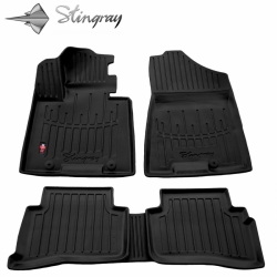 Guminiai 3D kilimėliai HYUNDAI Tucson TL 2015-2021 (Juodos spalvos)