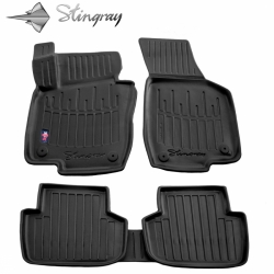 Guminiai 3D kilimėliai VOLKSWAGEN Passat B8 NMS II USA 2019→ (Juodos spalvos)