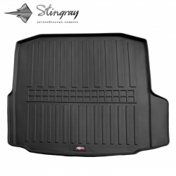 Guminis 3D bagažinės kilimėlis SKODA Octavia III (A7) Liftback 2013-2020 (Be subwoofer)