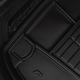 Guminis bagažinės kilimėlis Pro-Line VOLVO S40 Sedan 2004-2012 (Su skyreliais daiktams)