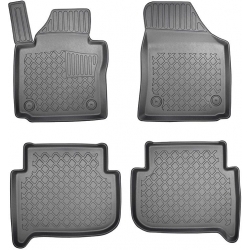 Guminiai (TPE) kilimėliai GuardLiner 3D VOLKSWAGEN Touran 2010-2015 (Dvi eilės, Paaukštintais kraštais)