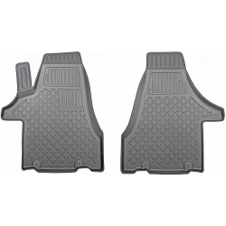 Guminiai (TPE) kilimėliai GuardLiner 3D VOLKSWAGEN Transporter T6.1 2019→ (Priekiniai, Paaukštintais kraštais)