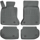 Guminiai (TPE) kilimėliai GuardLiner 3D BMW 5 (F10) Sedan 2010-2013 (Atstumas tarp priekinių sėdynių bėgelių 415mm, Paaukštintai