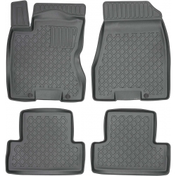 Guminiai (TPE) kilimėliai GuardLiner 3D NISSAN X-Trail II (T31) 2007-2014 (Paaukštintais kraštais)