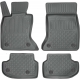 Guminiai (TPE) kilimėliai GuardLiner 3D BMW 5 (F10) Sedan xDrive 2013-2017 (Atstumas tarp priekinių sėdynių bėgelių 365mm, Paauk
